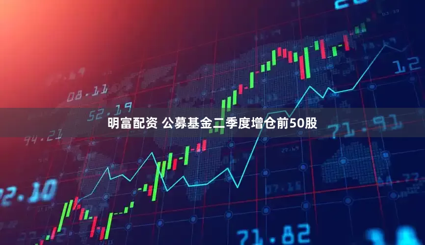 明富配资 公募基金二季度增仓前50股